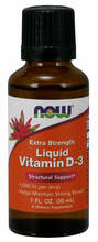 Now Foods vedel D3-vitamiin, 1000 IU, 30 ml