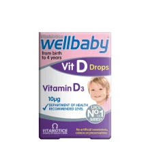 Vitabiotics Wellbaby D-vitamiini tilgad, 30 ml