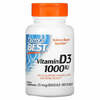 Doctor's Best D3-vitamiin 1000 IU, 180 pehmekapslit