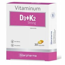 Starpharma D3+K2 Strong, 30 kapslit