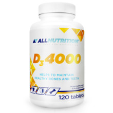 Allnutrition Vitamin D3 4000, 120 tabletti
