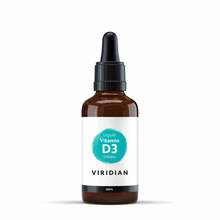 Viridian vedel D3-vitamiin 2000IU, 50 ml
