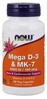 Now Foods Mega D-3 ja MK-7, 60 kapslit