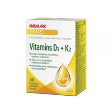 Walmark D3 + K2 vitamiin, 30 kapslit