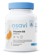 Osavi D3-vitamiin 4000 IU, 60 pehmekapslit