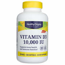 Tervisliku päritoluga D3-vitamiin 10000 IU, 360 kapslit