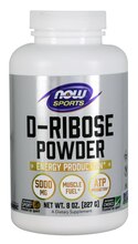 Now Foods D-riboosi pulber, 227 g