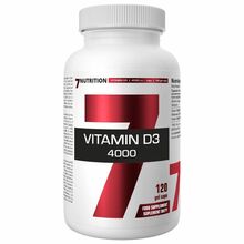 7Nutrition D3-vitamiin 4000 IU, 120 kapslit