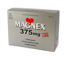 Magnex 375 mg + B6 tabletid, N200