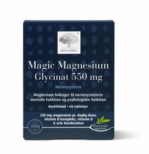 New Nordic Magic Magnesium Glycinat, 60 tabletti