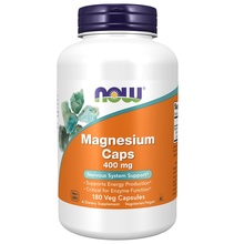 Now Foods magneesium 400 mg, 180 kapslit