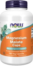 Now Foods magneesiumi malaat, 180 kapslit