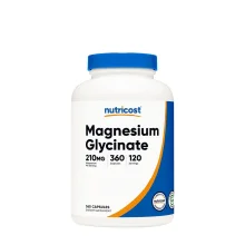 Nutricost magnesiumglycinaat 210 mg, 360 kapslit