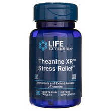 Life Extension Theanine XR Stress Relief, 30 tabletti