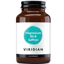Viridian magneesium, vitamiin B6 ja safran, 60 kapslit