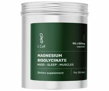 L Cell magneesiumbisglütsinaat, 500 mg, 90 kapslit