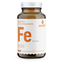 Ecosh bioaktiivne raud Ferrochel, 27mg, C-vitamiiniga, 90 kapslit
