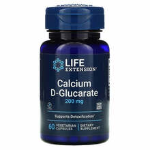 Life Extension kaltsium D-glükaraat 200 mg, 60 kapslit
