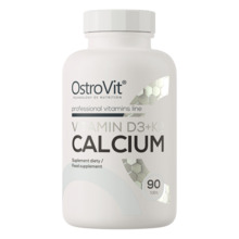 OstroVit D3 + K2 + kaltsium, 90 tabletti
