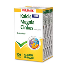 Walmark Kaltsium-Magneesium-Tsink Forte koos D-vitamiiniga, 100 tabletti
