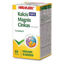 Walmark Kaltsium-Magneesium-Tsink Forte, 30 tabletti
