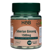 Holland & Barrett Siberi ženšenn 1500 mg, 120 tabletti