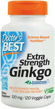 Doctor's Best Ginkgo Biloba ekstrakt, 120 kapslit