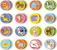 Viga Memo Animals mälumäng, 4.5 cm