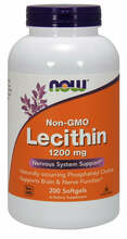 Now Foods letsitiin 1200 mg, 200 kapslit