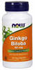 Now Foods Ginkgo Biloba 60 mg, 60 kapslit