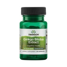 Swanson Ginkgo Biloba standardiseeritud ekstrakt N30