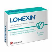Lomexin, 200 mg, tupepehmekapslid, N3