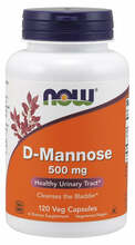 Now Foods D-mannoos 500 mg, 240 kapslit