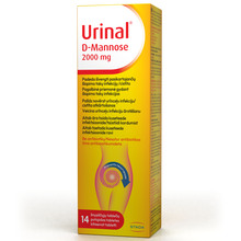 Urinal D-mannose 2000 mg, 14 kihisevat tabletti