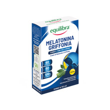 Equilibra Melatonin, Griffonia, 60 tabletti