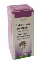 Palderjani ekstrakt 20 mg, N50
