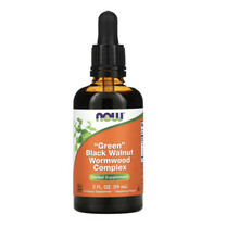 Now Foods Green Black Walnut Wormwood Complex, 59 ml