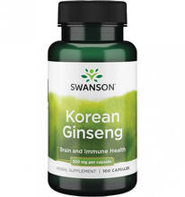 Swanson Korea ženšenn 500 mg, 100 kapslit