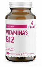Ecosh bioaktiivne vitamiin B12, 1200mcg, 90 kapslit