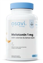 Osavi melatoniin palderjani ja sidrunmelissiga, 1 mg, 120 vegankapslit