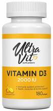 UltraVit Vitamin D3 2000 IU, 180 kapslit
