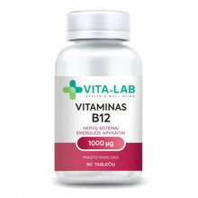 Vita-Lab vitamiin B12 metüülvorm 1000 mcg, 90 tabletti