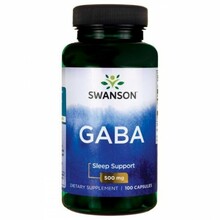Swanson GABA 500 mg, 100 kapslit