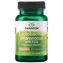 Swanson Lactobacillus Rhamnosus koos FOS-iga, 5 mld, N60