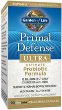 Garden of Life Primal Defense Ultra, probiootiline valem, 90 kapslit
