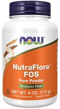 NOW Foods NutraFlora FOS, fruktooligosahhariidide pulber, 113 g