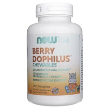 Now Foods Berry Dophilus Kids, 120 närimistabletti