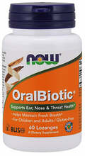 Now Foods OralBiotic, 60 pastilli
