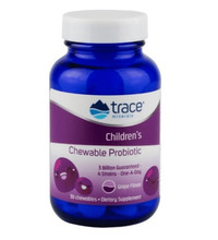 Trace Minerals probiootikum lastele inuliiniga, 30 närimistabletti
