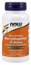 Now Foods BerryDophilus probiootikum, 50 närimistabletti
